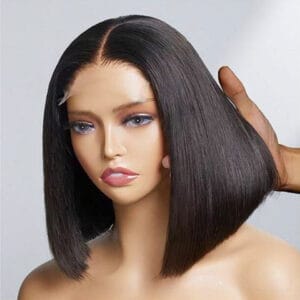 Bone straight human hair