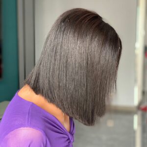 Bone straight human hair