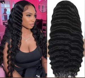 Deep wave human hair