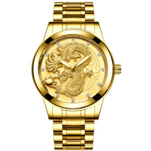 Gold Dragon waterproof watch