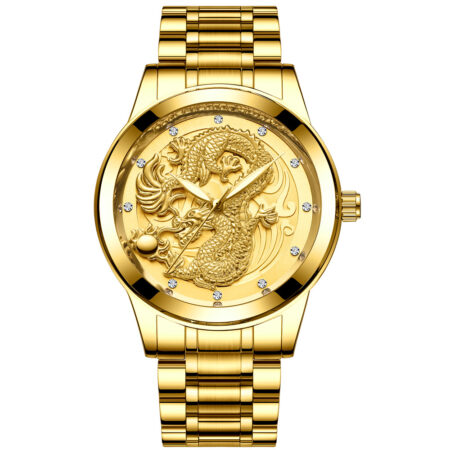 Gold Dragon waterproof watch